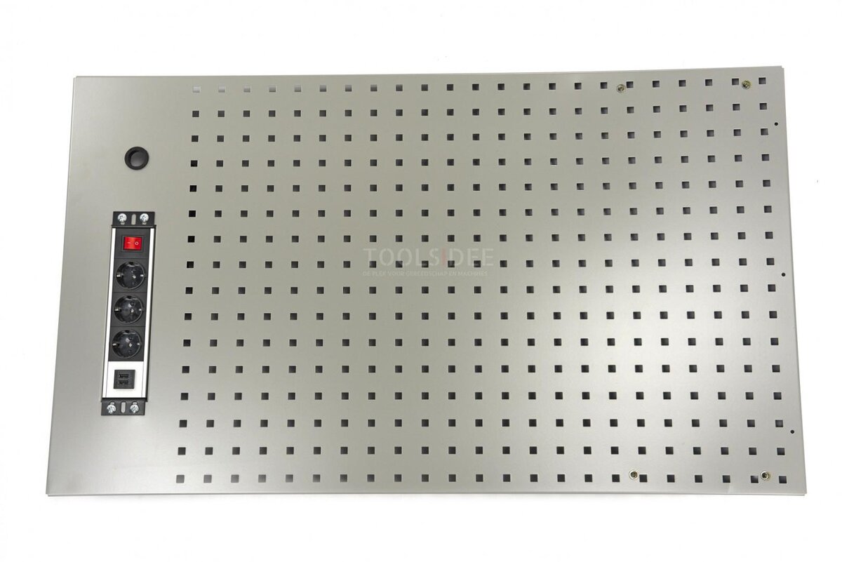HBM Werkzeugtafel 105 x 61 cm inklusive Steckdose für Werkstattausrüstung