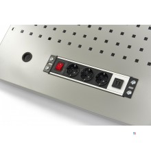 HBM Werkzeugtafel 105 x 61 cm inklusive Steckdose für Werkstattausrüstung