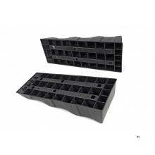 HBM 3000 kg. Ramper Hjulbalanseringssett for bil 610 x 210 x 120 mm.