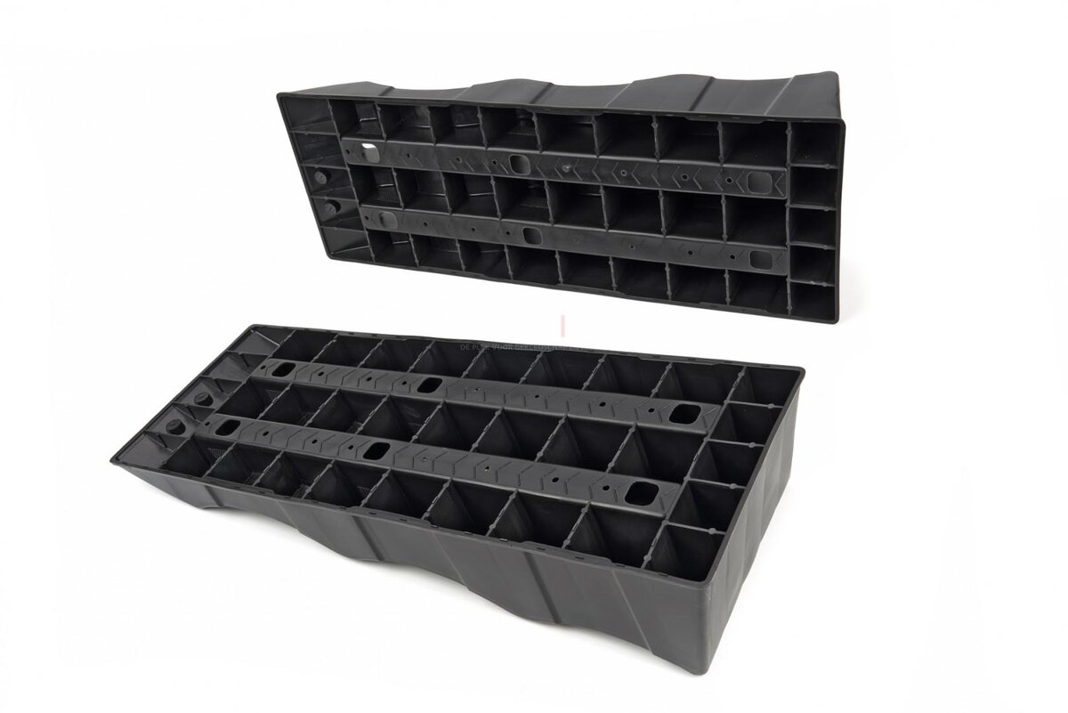 HBM 3000 kg. Ramper Hjulbalanseringssett for bil 610 x 210 x 120 mm.