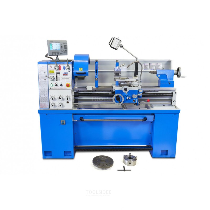 HBM 400 X 1000 Metal Lathe With 3 Axis LCD Digital Readout System
