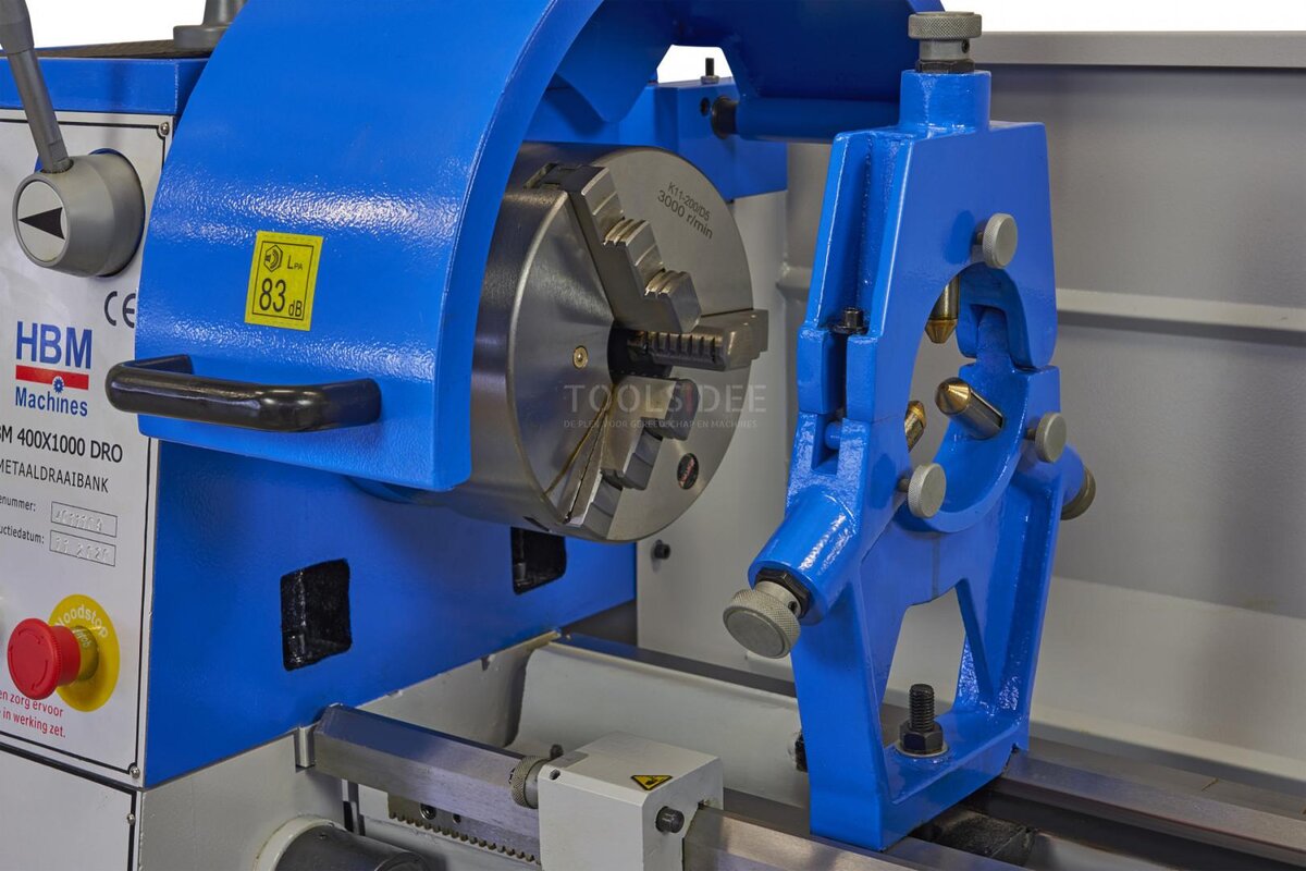 HBM 400 X 1000 Metal Lathe With 3 Axis LCD Digital Readout System HBM 400 X 1000 Metal Lathe With 3 Axis LCD Digital Readout System