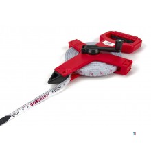 HBM 50 mx 13 mm Glasfiber målebånd, målebånd, landmåler HBM 50 mx 13 mm Glasfiber målebånd, målebånd, landmåler