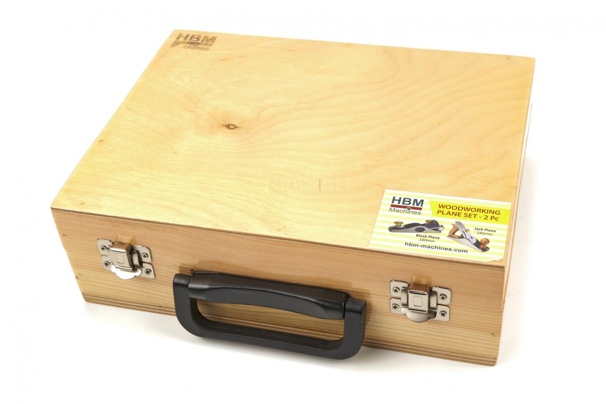HBM 2-delt håndhøvlesett 160 og 245 mm HBM 2-delt håndhøvlesett 160 og 245 mm