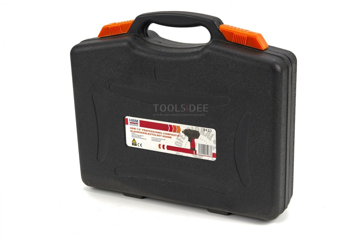 HBM 1/2 Professional Composite Impact Wrench Set 800NM
