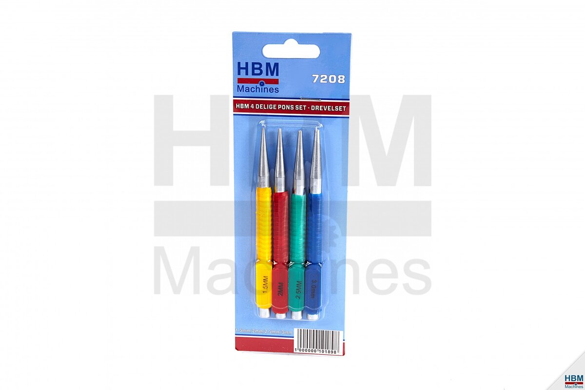 HBM 4-Piece Punch sett - Slå sett