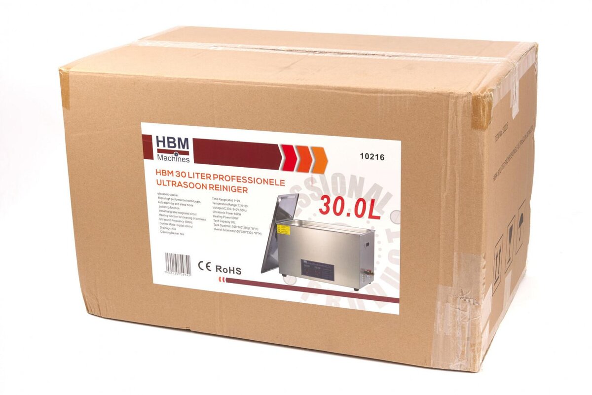 HBM 30 Liter Professional Ultrasonic Cleaner HBM 30 Liter Professional Ultrasonic Cleaner