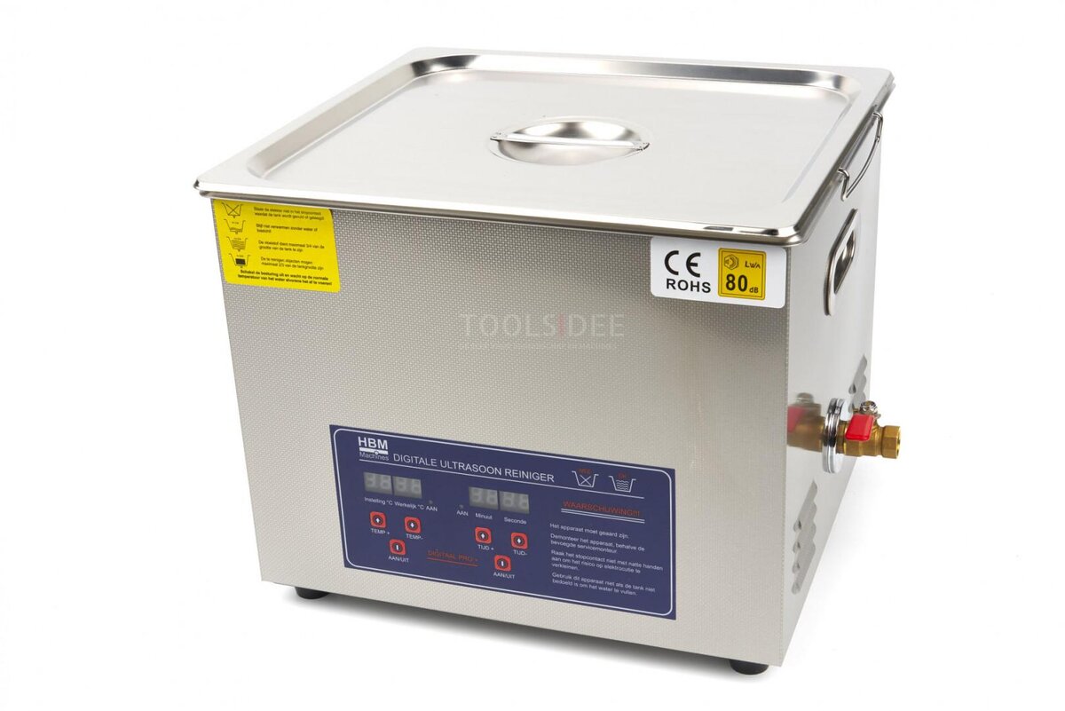 HBM 15 Liter Professional Ultrasonic Cleaner