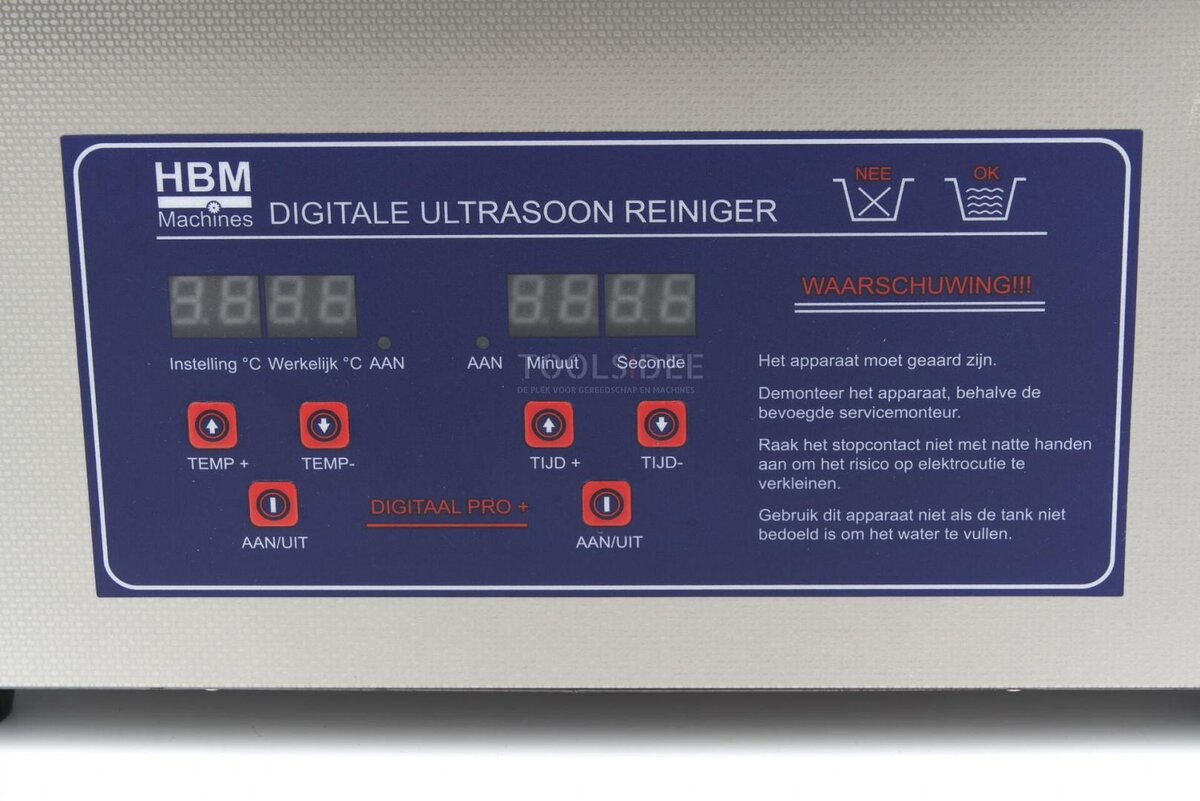 HBM 15 Liter Professional Ultrasonic Cleaner