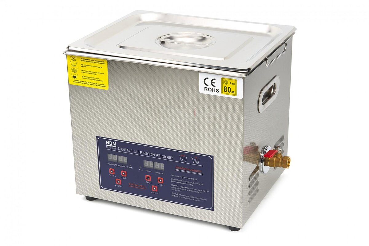 HBM 10 Liter Professional Ultrasonic Cleaner HBM 10 Liter Professional Ultrasonic Cleaner