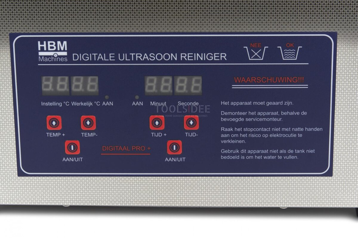 HBM 10 Liter Professional Ultrasonic Cleaner HBM 10 Liter Professional Ultrasonic Cleaner