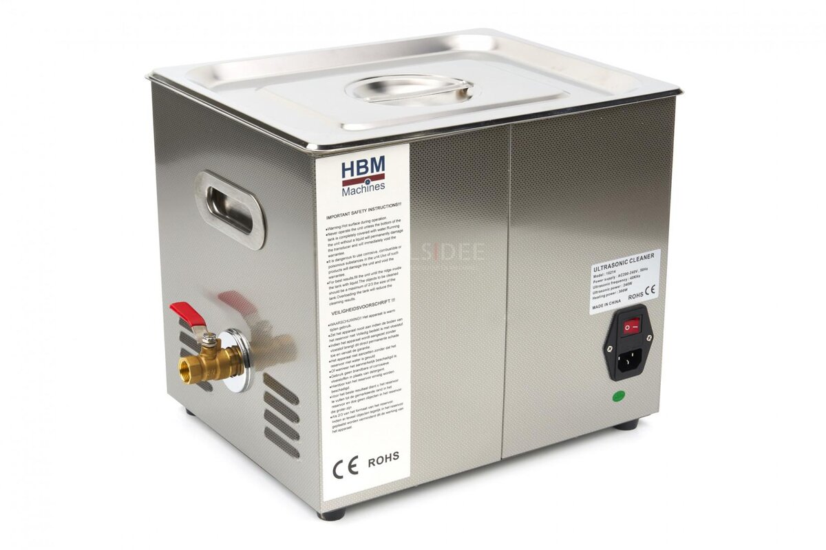 HBM 10 Liter Professional Ultrasonic Cleaner HBM 10 Liter Professional Ultrasonic Cleaner