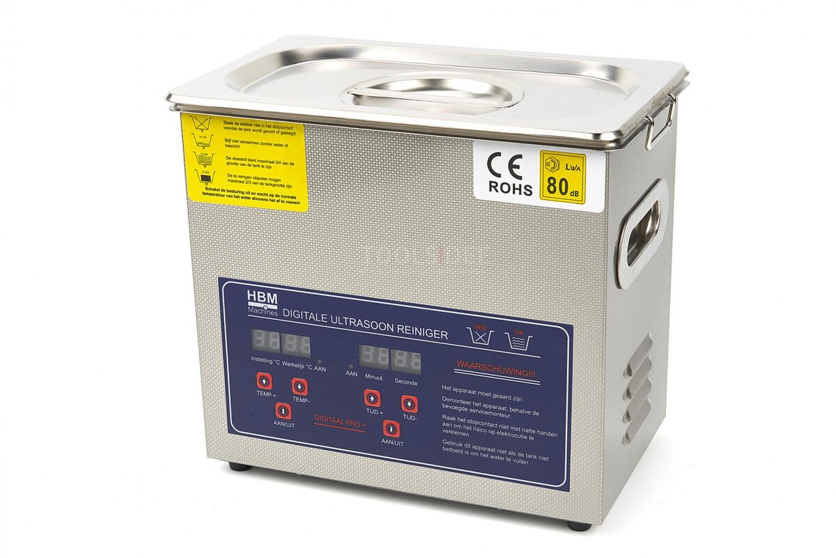 HBM 3.2 Liter Professional Ultrasonic Cleaner HBM 3.2 Liter Professional Ultrasonic Cleaner