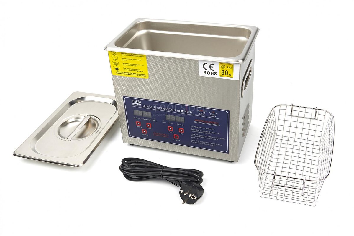 HBM 3.2 Liter Professional Ultrasonic Cleaner HBM 3.2 Liter Professional Ultrasonic Cleaner