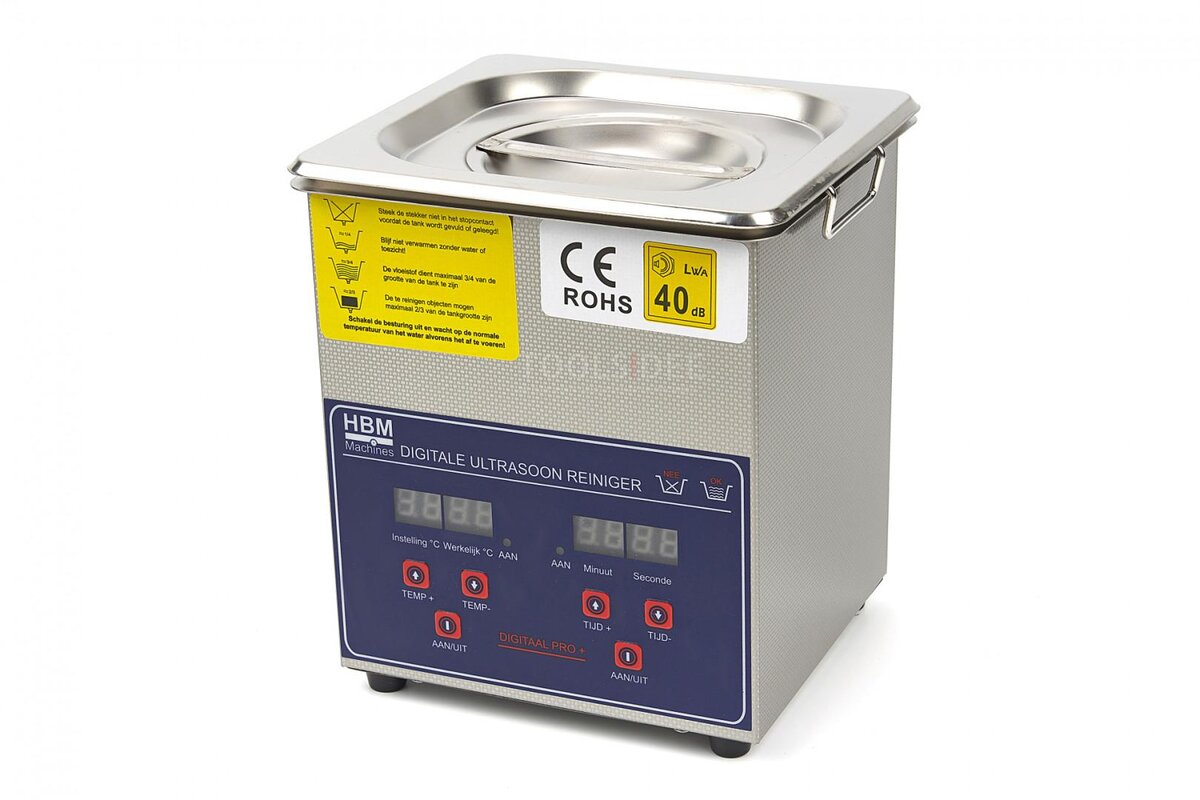 HBM 2 Liter Professional Ultrasonic Cleaner