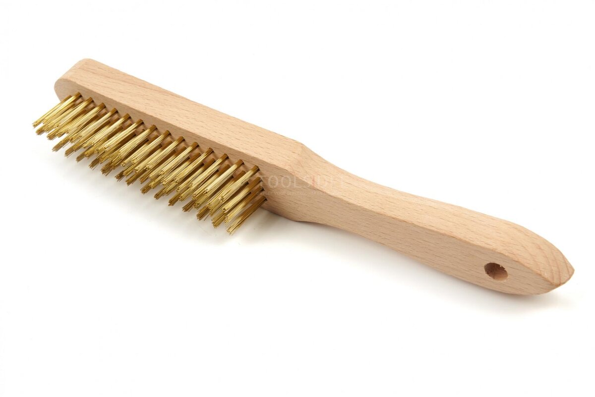 HBM messingtrådbørste 4 rader