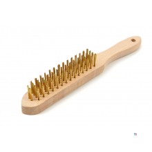 HBM messingtrådbørste 4 rader