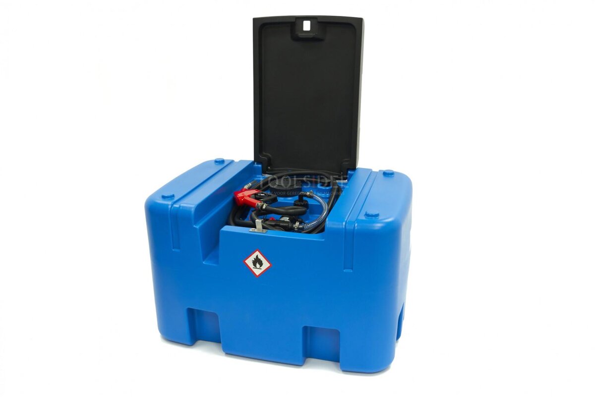 HBM 12 Volt 400 liters plastdieseltank