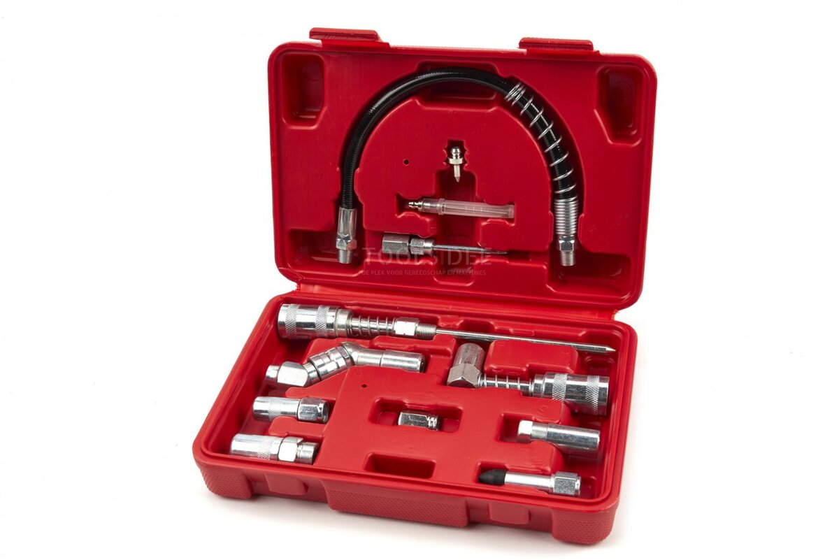 HBM 12 Piece Universal Accessory Set for Grease Gun