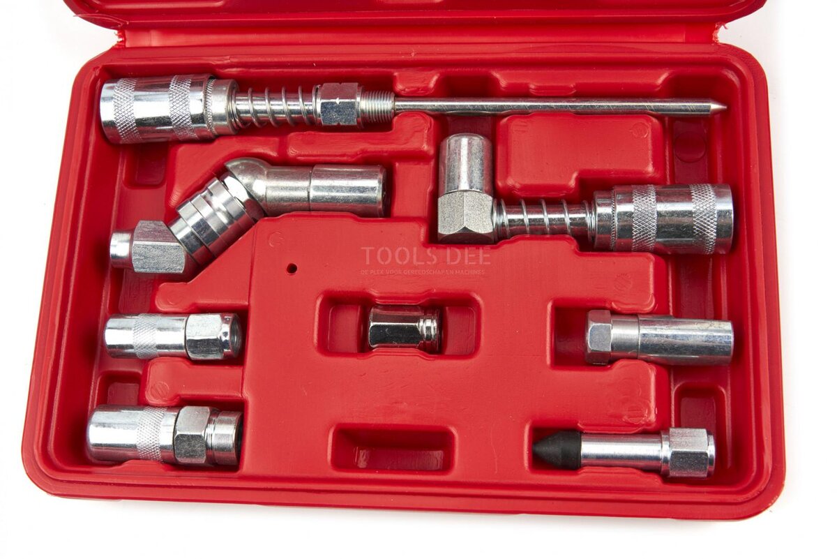 HBM 12 Piece Universal Accessory Set for Grease Gun