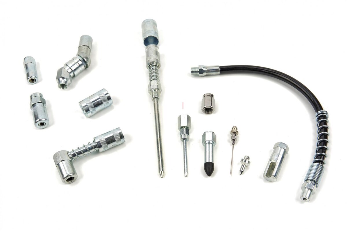 HBM 12 Piece Universal Accessory Set for Grease Gun