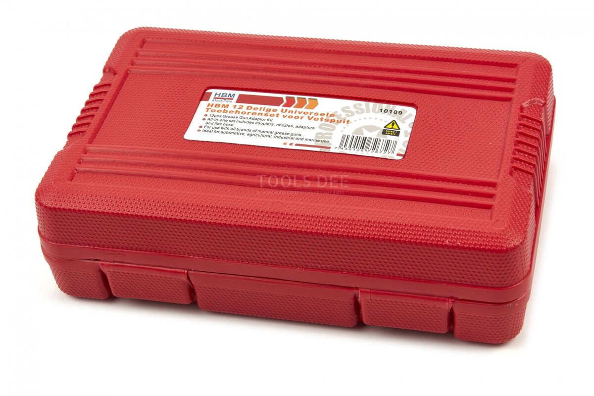 HBM 12 Piece Universal Accessory Set for Grease Gun