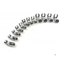 HBM 12-delers vippbar skråfotsnøkkel med 3/8 feste HBM 12-delers vippbar skråfotsnøkkel med 3/8 feste