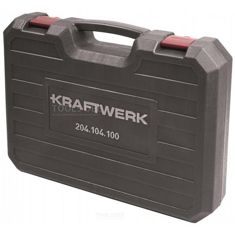 Maletín de herramientas profesionales Kraftwerk de 90 piezas