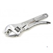 HBM 250 mm Professioneller, verstellbarer Schraubenschlüssel mit Feststellfunktion