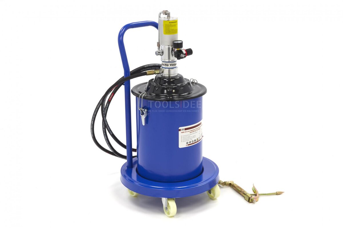 HBM 20 Liter mobile pneumatische Fettpumpe 300–400 Bar Druck HBM 20 Liter mobile pneumatische Fettpumpe 300–400 Bar Druck