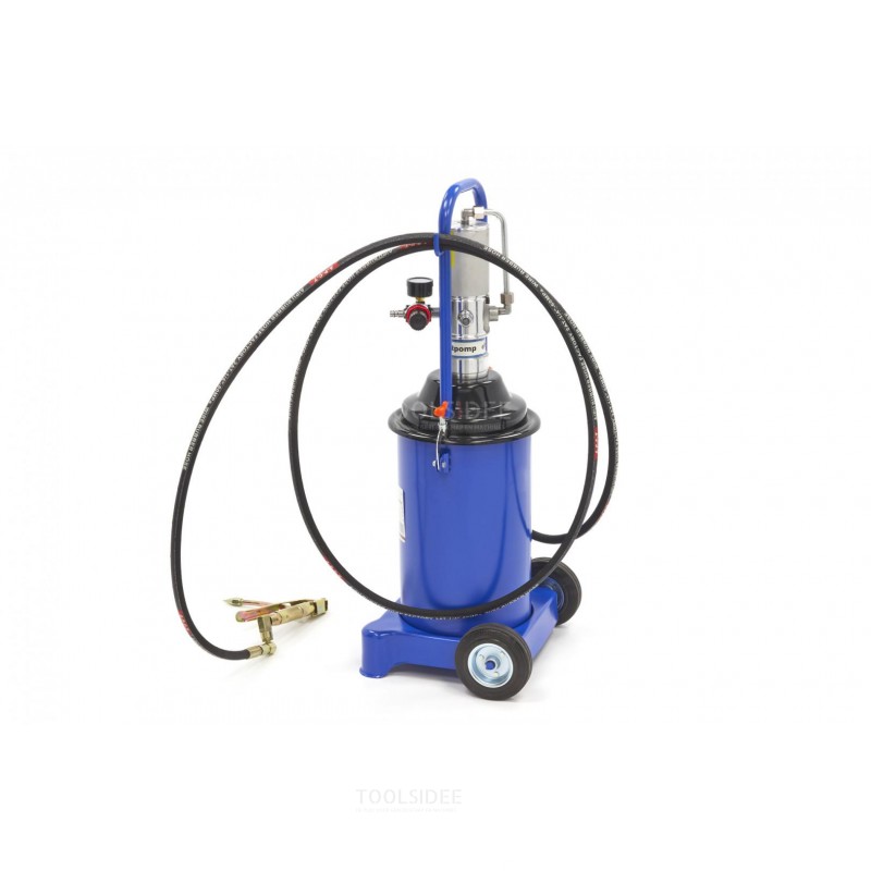 HBM 12 Liter Mobile Pneumatic Grease Pump 300-400 Bar Pressure
