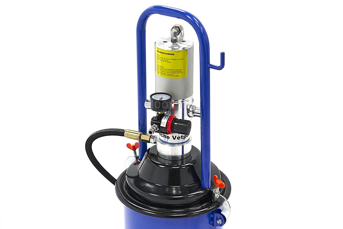 HBM 12 liter mobil pneumatisk fettpumpe 300-400 bar trykk