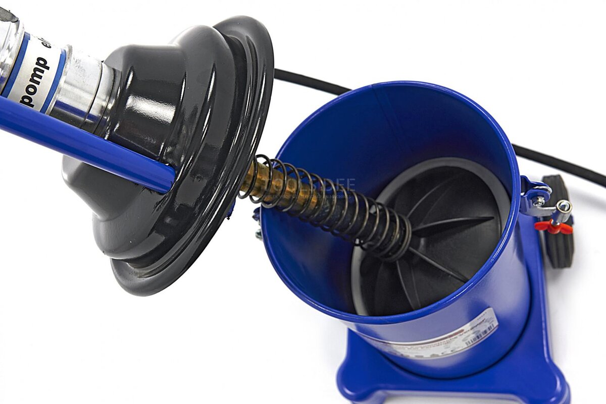 HBM 12 liter mobil pneumatisk fettpumpe 300-400 bar trykk