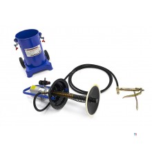 HBM 12 liter mobil pneumatisk fettpumpe 300-400 bar trykk
