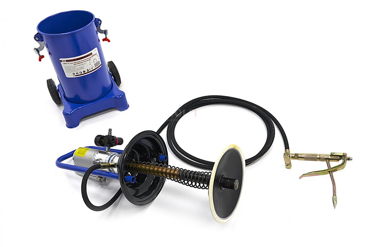 HBM 12 liter mobil pneumatisk fettpumpe 300-400 bar trykk