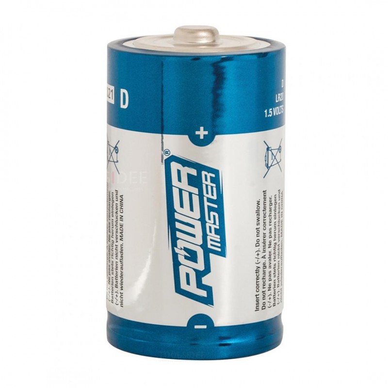 Silverline Alkaline-Batterien (Typ D, Silverline, LR20, zwei Stück)