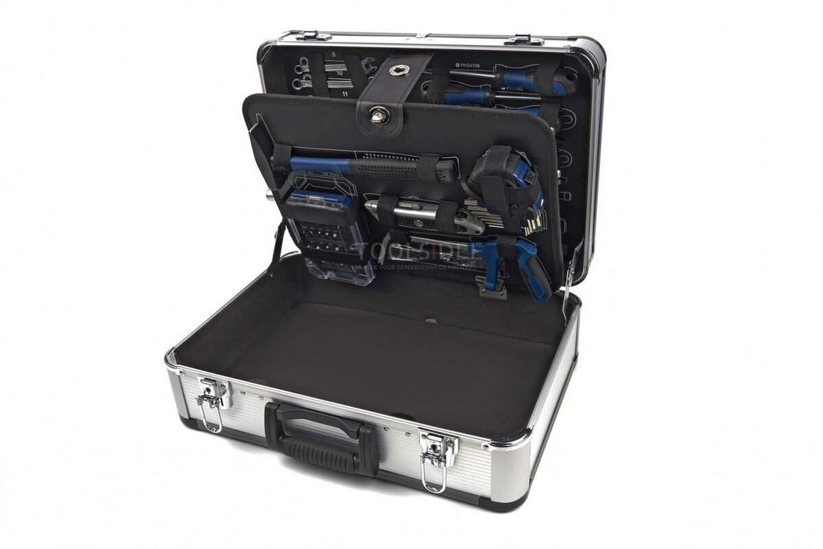 Scheppach TB150 101 Piece Filled Tool Case, Tool Set Scheppach TB150 101 Piece Filled Tool Case, Tool Set