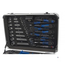 Scheppach TB150 101 Piece Filled Tool Case, Tool Set Scheppach TB150 101 Piece Filled Tool Case, Tool Set