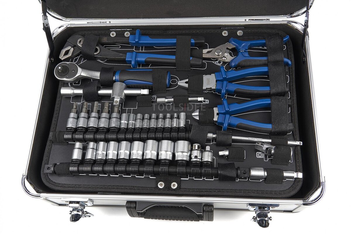 Scheppach TB150 101 Piece Filled Tool Case, Tool Set Scheppach TB150 101 Piece Filled Tool Case, Tool Set