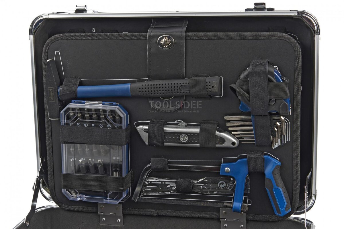 Scheppach TB150 101 Piece Filled Tool Case, Tool Set Scheppach TB150 101 Piece Filled Tool Case, Tool Set