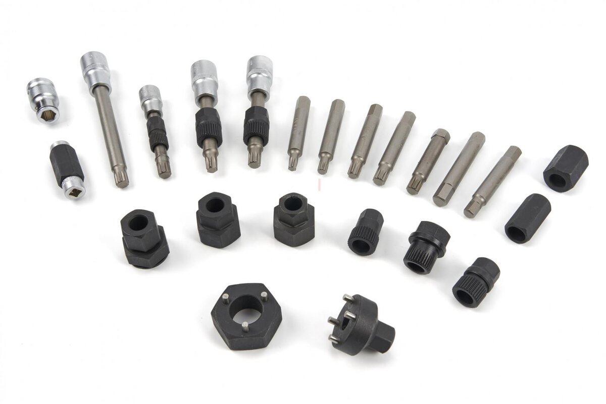 .HBM extractor y montador de polea de dinamo 23 piezas. .HBM extractor y montador de polea de dinamo 23 piezas.