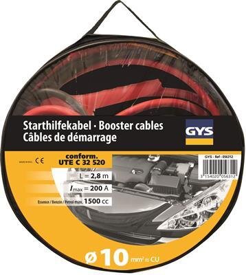 GYS Starter cable 200A, with insulated clamp, 2.8m