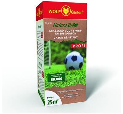 WOLF-Garten Natura Bio Græsfrø Sport- & Legeplæne 50 m² WOLF-Garten Natura Bio Græsfrø Sport- & Legeplæne 50 m²