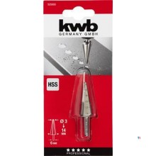 Foret conique KWB Hss 3-14 Zb