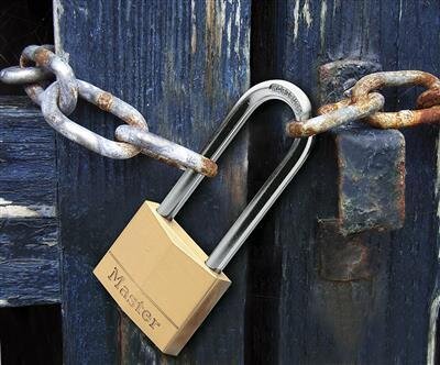 MasterLock Vorhängeschloss 50mm - 60mm Bügel, O7mm