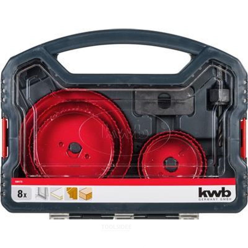 KWB Hole saws, 8-piece, Promo