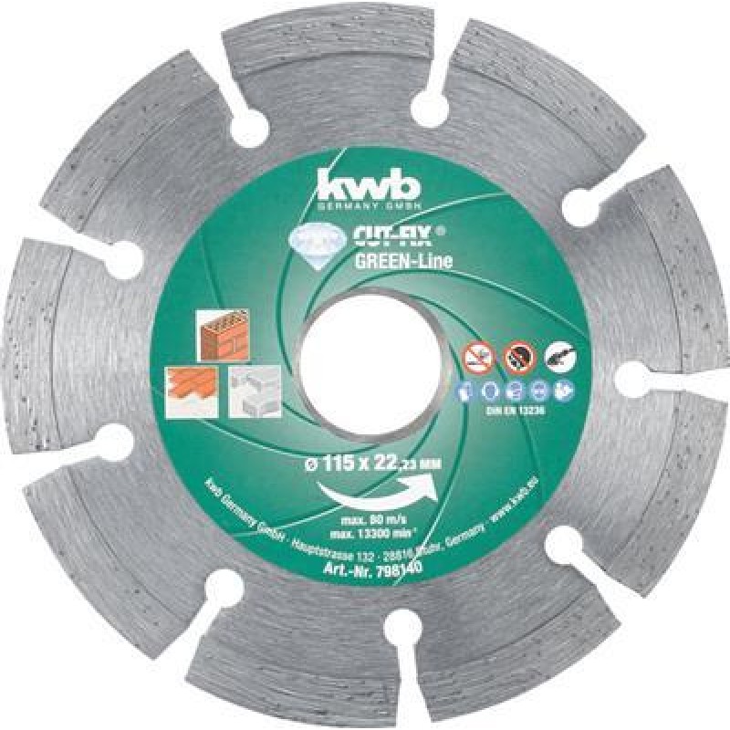 KWB Diamond Disc Green Line115Zb