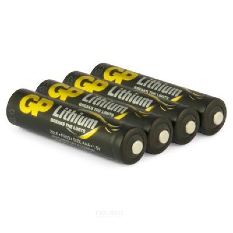 GP AAA Batterie Lithium 1,5V 4 Stück