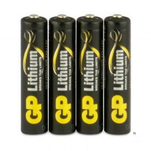GP AAA-batteri Litium 1,5V 4st