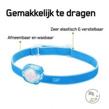 GP-strålkastare CH31 40lumen 2X CR2025 Blå